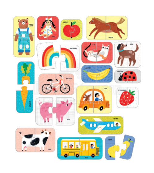 Banana Panda Puzzle Pairs First Words Art.49261