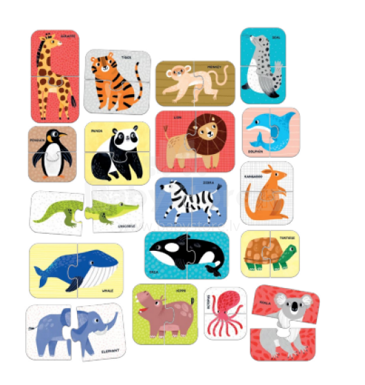 Banana Panda Puzzle Pairs Wild Animals Art.49262