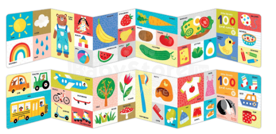 Banana Panda Little Library 100 First Words Art.76299 Developing books