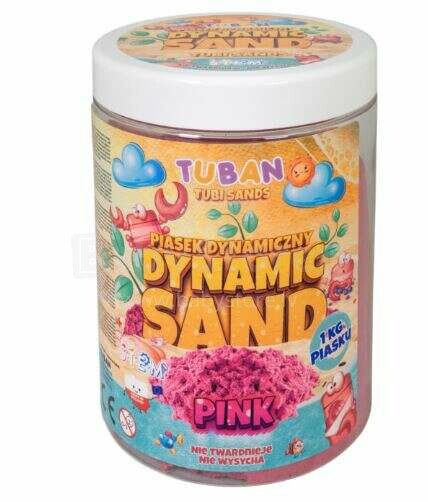 Ikonka Art.KX3870 TUBAN Dynamic Sand 1kg pink