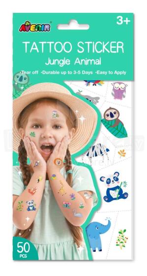 AVENIR Tattoo Sticker Jungle Animal