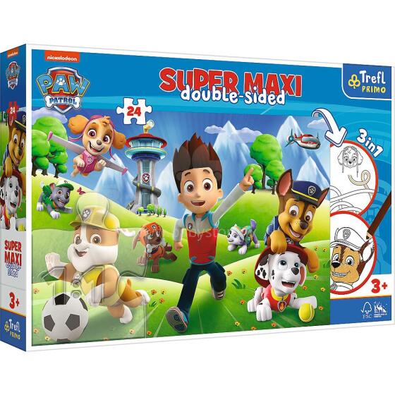 TREFL PAW PATROL Super Maxi puzzle, 24 pcs
