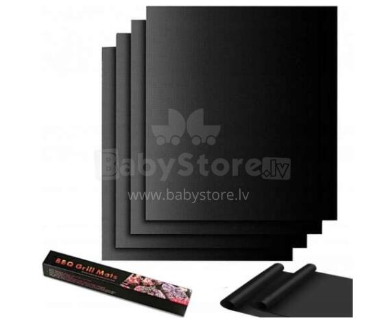 Ikonka Art.KX5889_2 Teflon grill tray mat for oven 5pcs.
