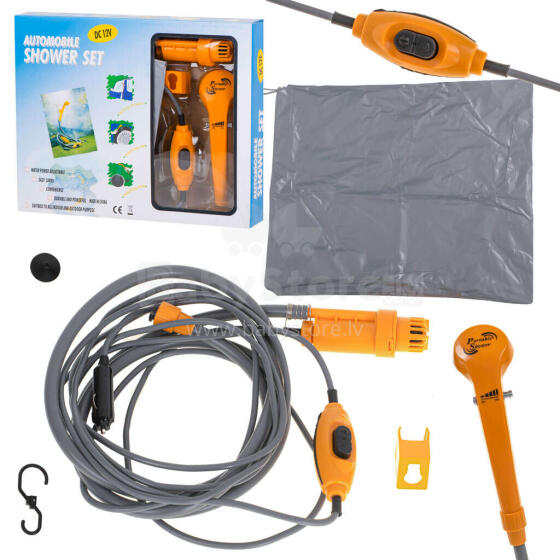 Ikonka Art.KX4982 Travel shower portable camping shower washer 12v