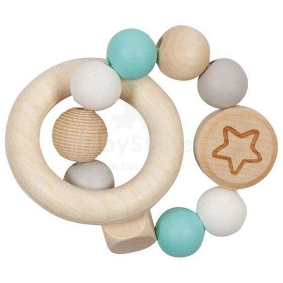 Goki Art.65243 Touch ring elastic bear with heart