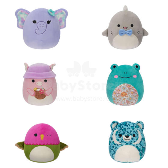 SQUISHMALLOWS W18 Plīša rotaļlieta, 19 cm