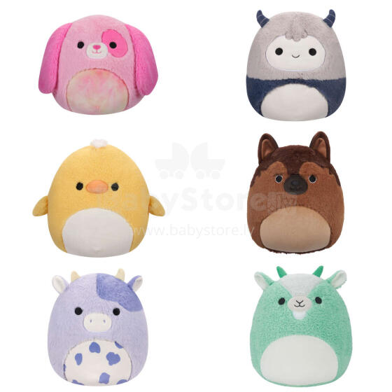 SQUISHMALLOWS W18 Fuzz-A-Mallows Plīša rotaļlieta, 30 cm