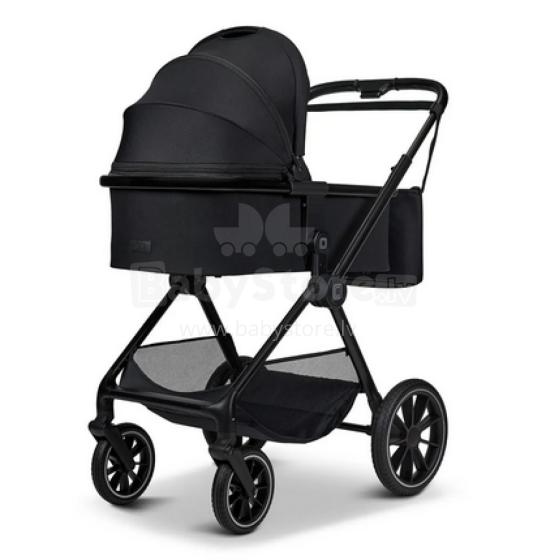 Moon Clicc 2/1 Art.158864 Black Universal 2-in-1 Carrycot/Stroller