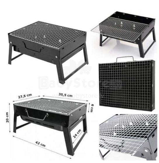 Ikonka Art.KX3753 Carbon tourist grill folding portable camping case