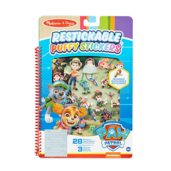 PAW PATROL Puffy Sticker Pad "Jungle"