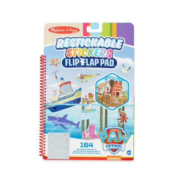 PAW PATROL Reusable Sticker "Pad Dino Rescue"