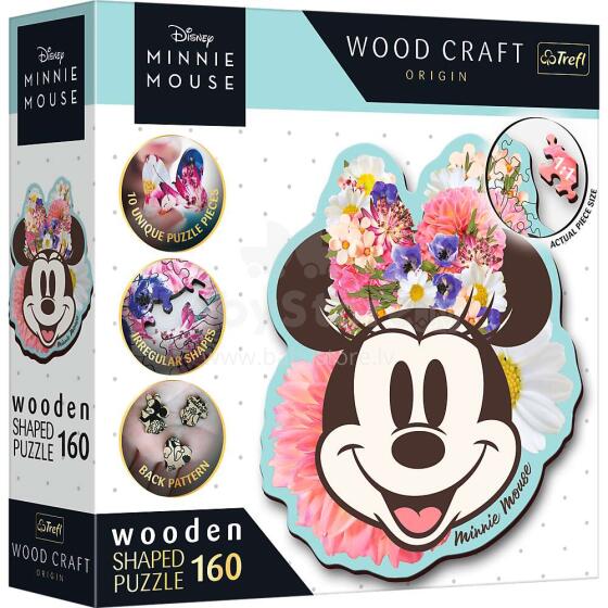 TREFL DISNEY Wooden puzzle Mickey and Minnie 160 pcs