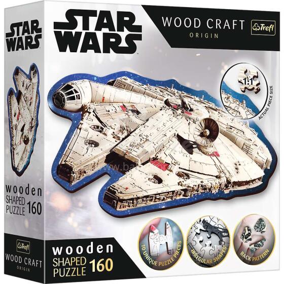 TREFL STAR WARS Wooden puzzle Millennium Falcon 160 pcs