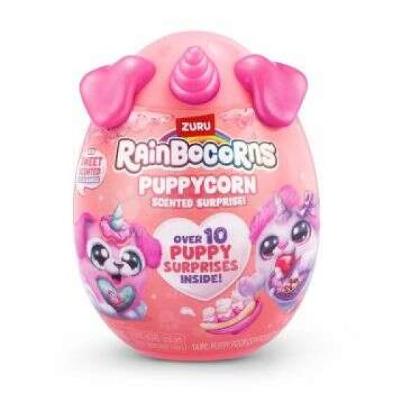 RAINBOCORNS plīša rotaļlieta ar piederumiem Puppycorn Surprise, 9298
