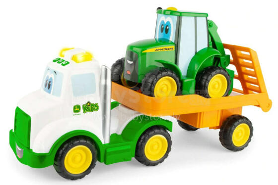JOHN DEERE pārvadātājs ar traktoru Farmin Friends, 47207