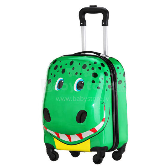 Ikonka Crocodile Art.KX3963_1 Bērnu ceļojumu koferis uz riteņiem
