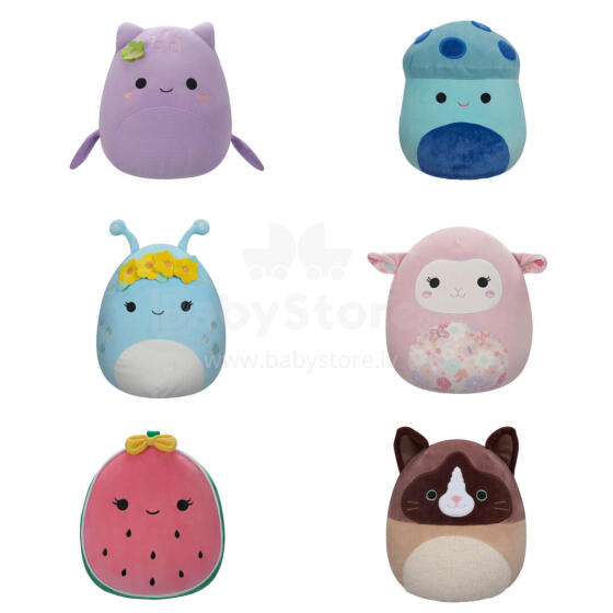 SQUISHMALLOWS W18 Plīša rotaļlieta, 30 cm