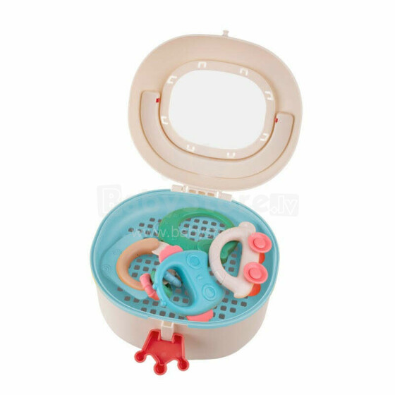 Akuku Kids accessories Art. A0538 BPA0% Spainis ar aksesuāriem+smilšu dzirnavas, 20 x 18 x 13 cm, BPA0%