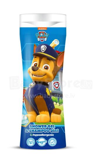 PAW PATROL Шампунь и гель для душа 2в1, 300 мл Чейз (бабл гам)