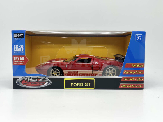 MSZ metallist mudelauto Ford GT, 1:32