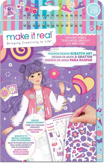 MAKE IT REAL Modes dizaina skrāpējamā māksla: Groovy Vibes