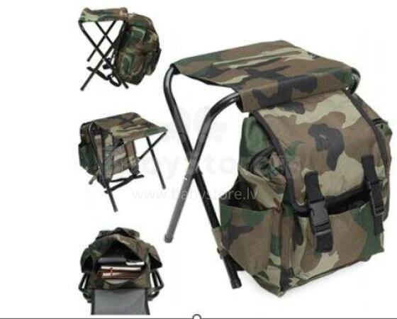 Ikonka Art.KX3953 Backless hiking chair fishing moro