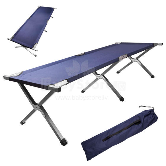 Ikonka Art.KX4833_2 Folding field bed tourist canoe not blue