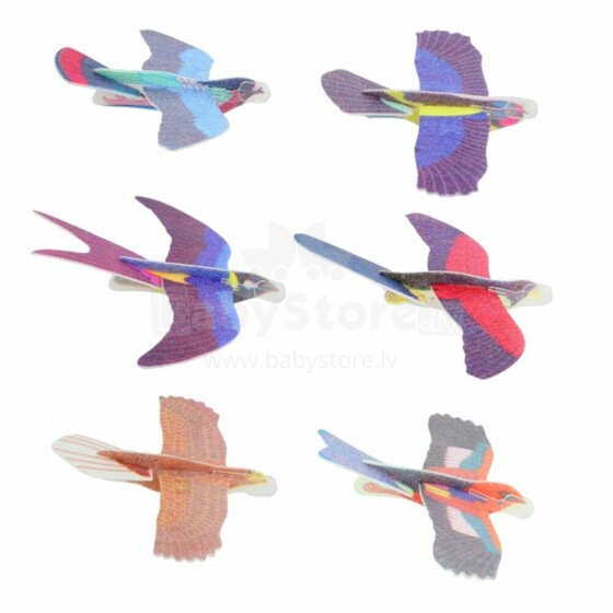 Keycraft Bird Gliders Art.GL07BD 3D polistirolo dėlionė Lėktuvas
