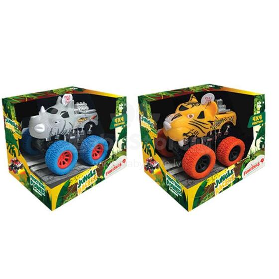 KeycraftJungle Racers Safari Friction 4x4 Truck with Sound Art.FM107 Yellow