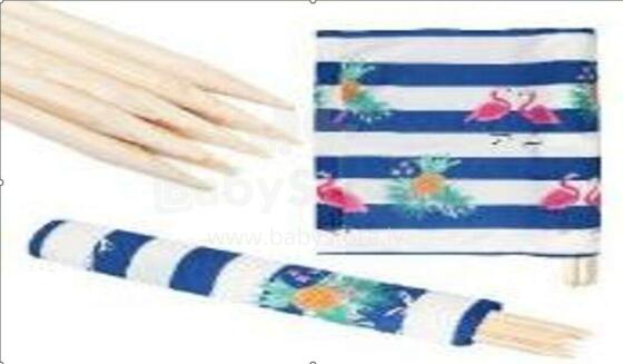 Ikonka Art.KX3845 Beach screen 6 metres tropical stripes