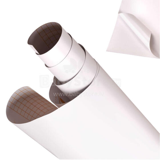 Ikonka Art.KX10165 Foil roll matt smooth white 1,52x28m