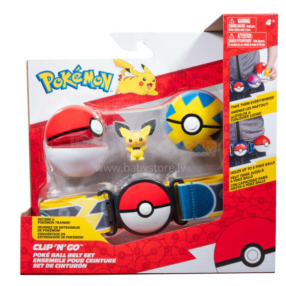 POKEMON Clip ´n´ Go Poke Ball Belt Set, W15