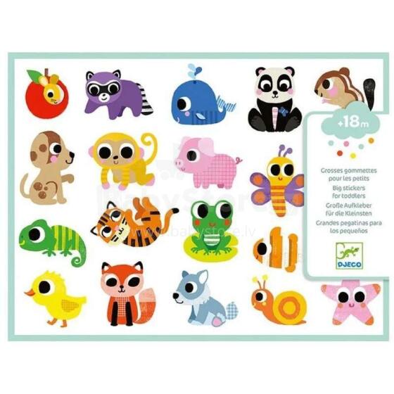 Djeco Big Stickers Animals  Art.DJ09084