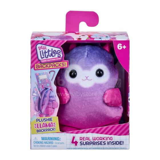 REAL LITTLES Backpack Plushie pet 10 cm