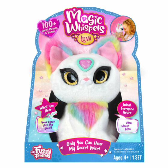My Fuzzy Friends Interactive toy- Magic Whispers Luna