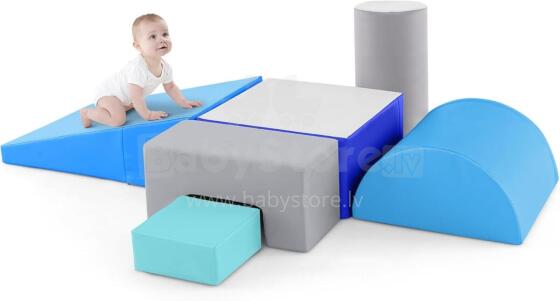 Costway Foam Buildings Blocks  Art.159975 Blue