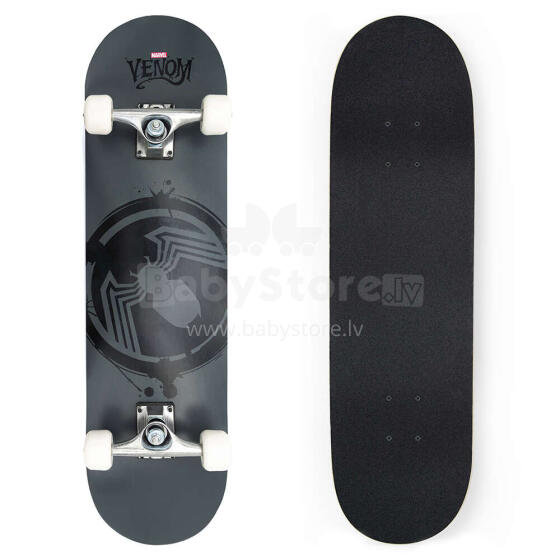 BIG WOODEN SKATEBOARD VENOM LOGO