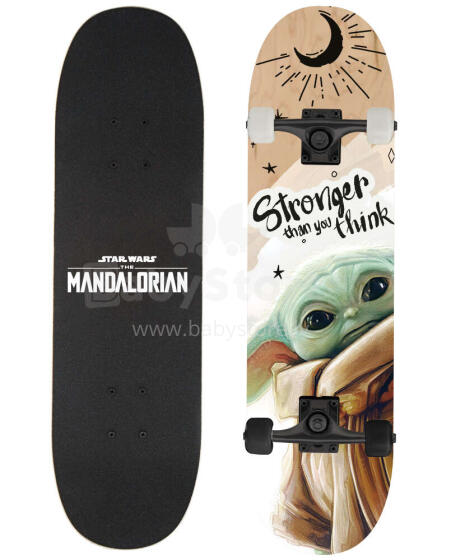 BIG WOODEN SKATEBOARD D100 GROGU