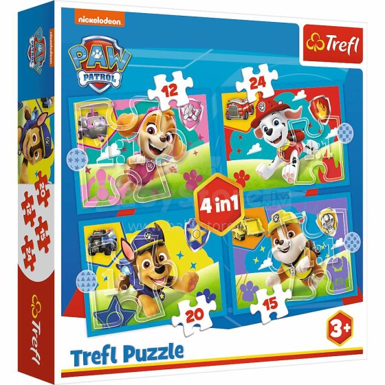 TREFL PAW PATROL Puzzle 4 in 1 set