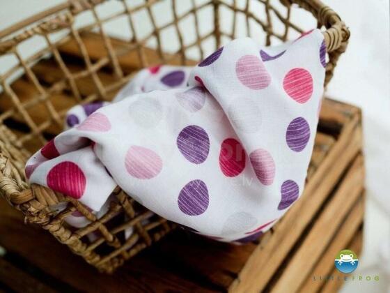 Little Frog Bamboo Diaper Art.160397 Lovely Dots