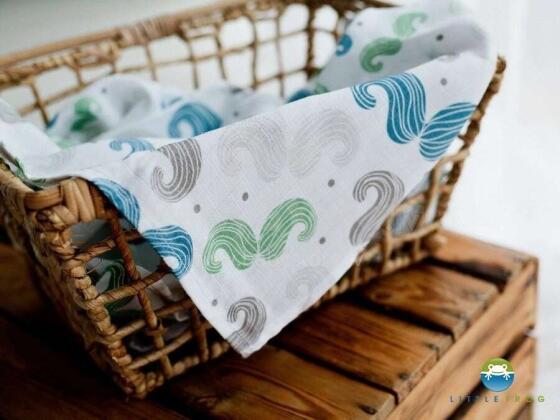 Little Frog Bamboo Diaper Art.160399 Handsome
