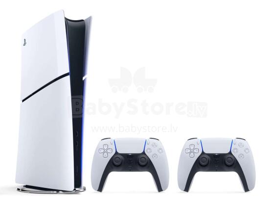 Sony Playstation 5 Digital Edition D Slim + 2 DualSense White