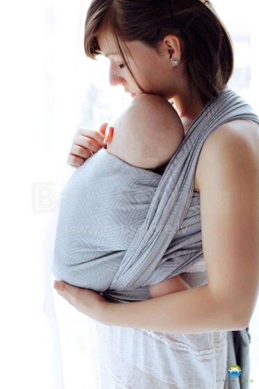Little Frog  Wrap Sling  Art.160810 Grey Cube