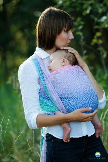 Little Frog  Wrap Sling  Art.160816 Aurora Cube