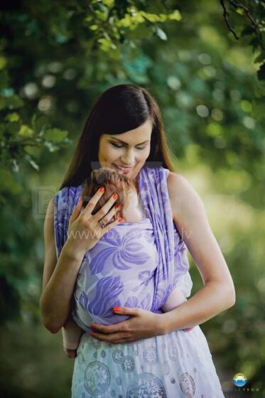 Little Frog  Wrap Sling  Art.160830 Lilac Florora
