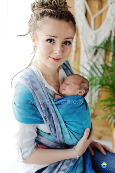 Little Frog  Wrap Sling  Art.160833 Navy Illusion
