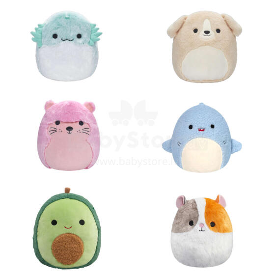 SQUISHMALLOWS W18 Fuzz-A-Mallows Plīša rotaļlieta, 30 cm