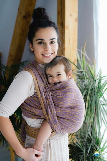 Little Frog Wrap Sling Art.160918 Purple Flames