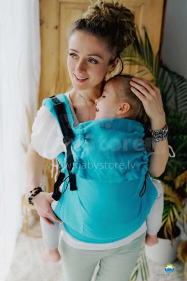 Little Frog XL Toddler Carrier  Art.161051 Linen Hawaia  Кенгуру - Рюкзачок повышенной комфортности с 2 до 6 лет