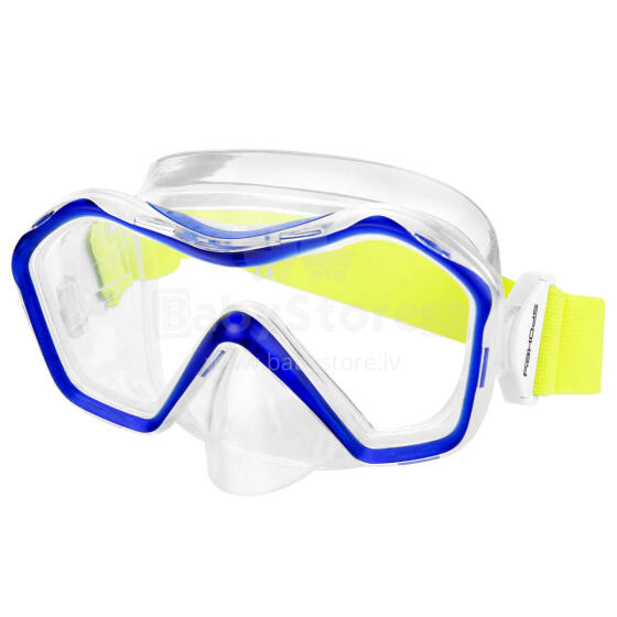 Diving mask blue yellow Spokey PERCH